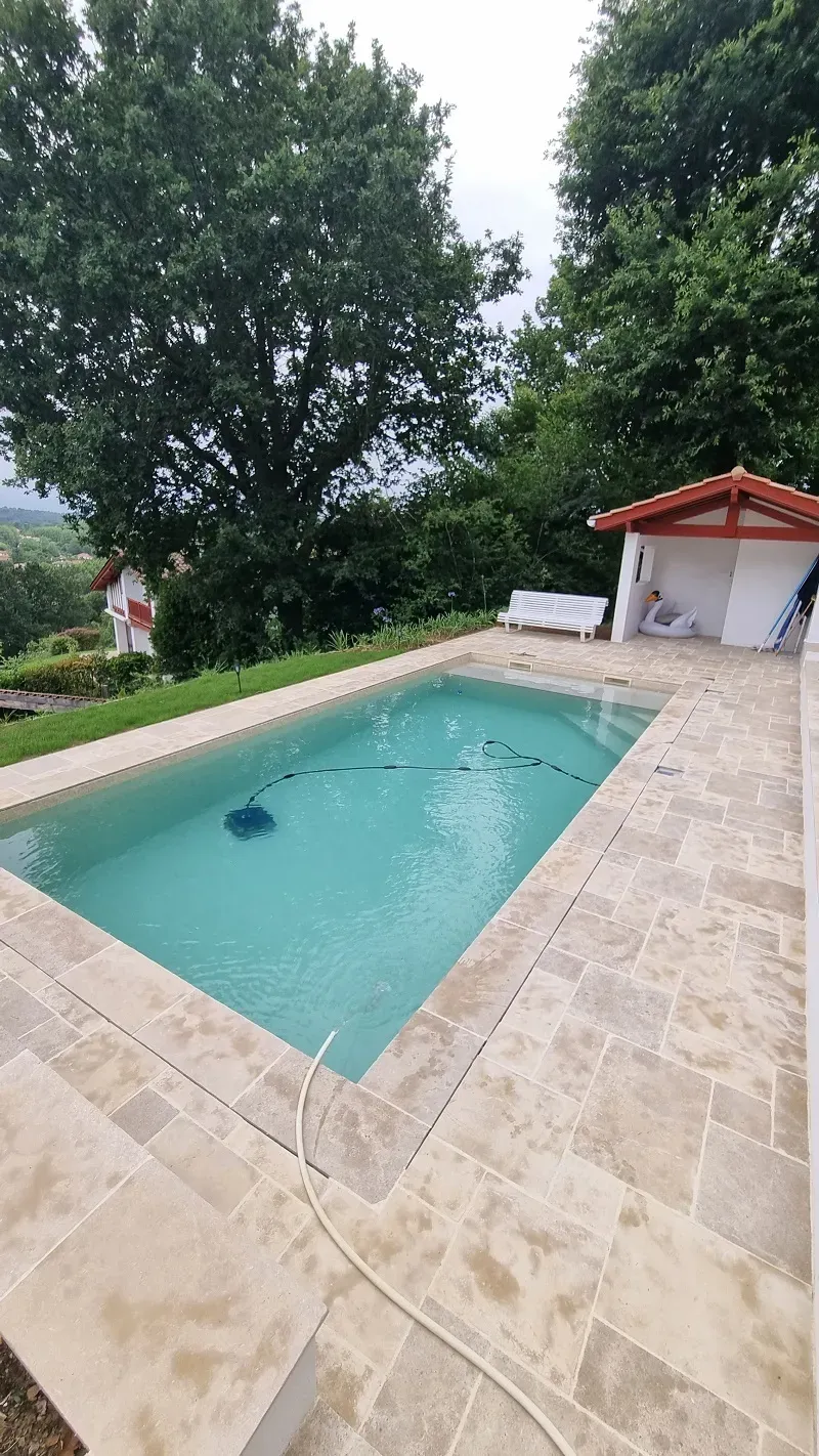 Construction piscine à Ascain