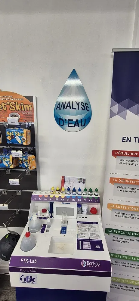 Analyse d'eau magasin